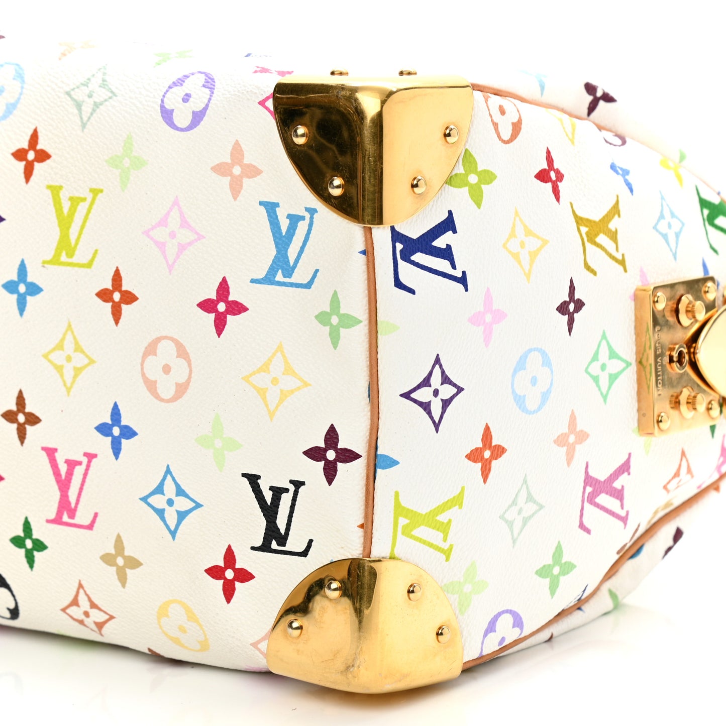 Monogram Multicolor Speedy 30 White