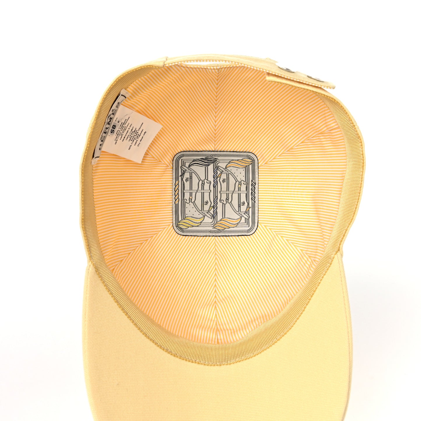 Cotton Canvas Tess Hat 58 Jaune Sable