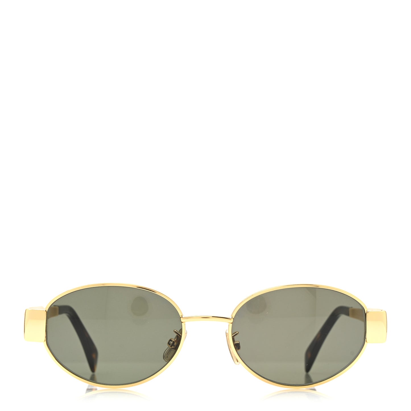 Metal Triomphe 01 Sunglasses CL40235U Gold Green