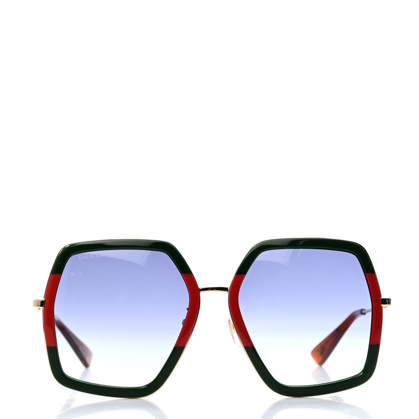Square Frame Web GG0106S Sunglasses Tortoise