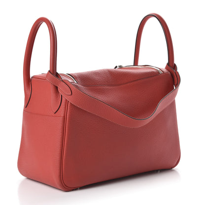 Hermes Taurillon Clemence Lindy 30 Rose Jaipur 3 of 9