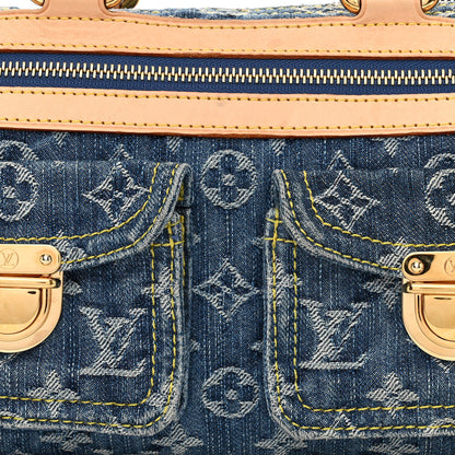 Louis Vuitton Monogram Denim Neo Speedy Blue 8 of 12