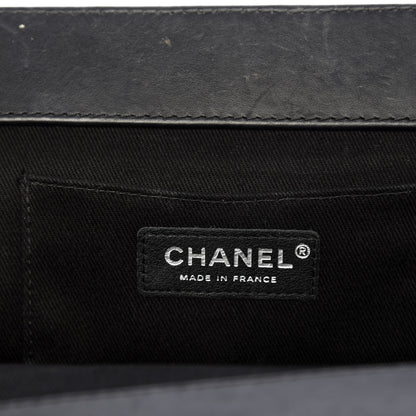 Chanel Patent CC Quilted Timeless Clutch Black 6 of 9