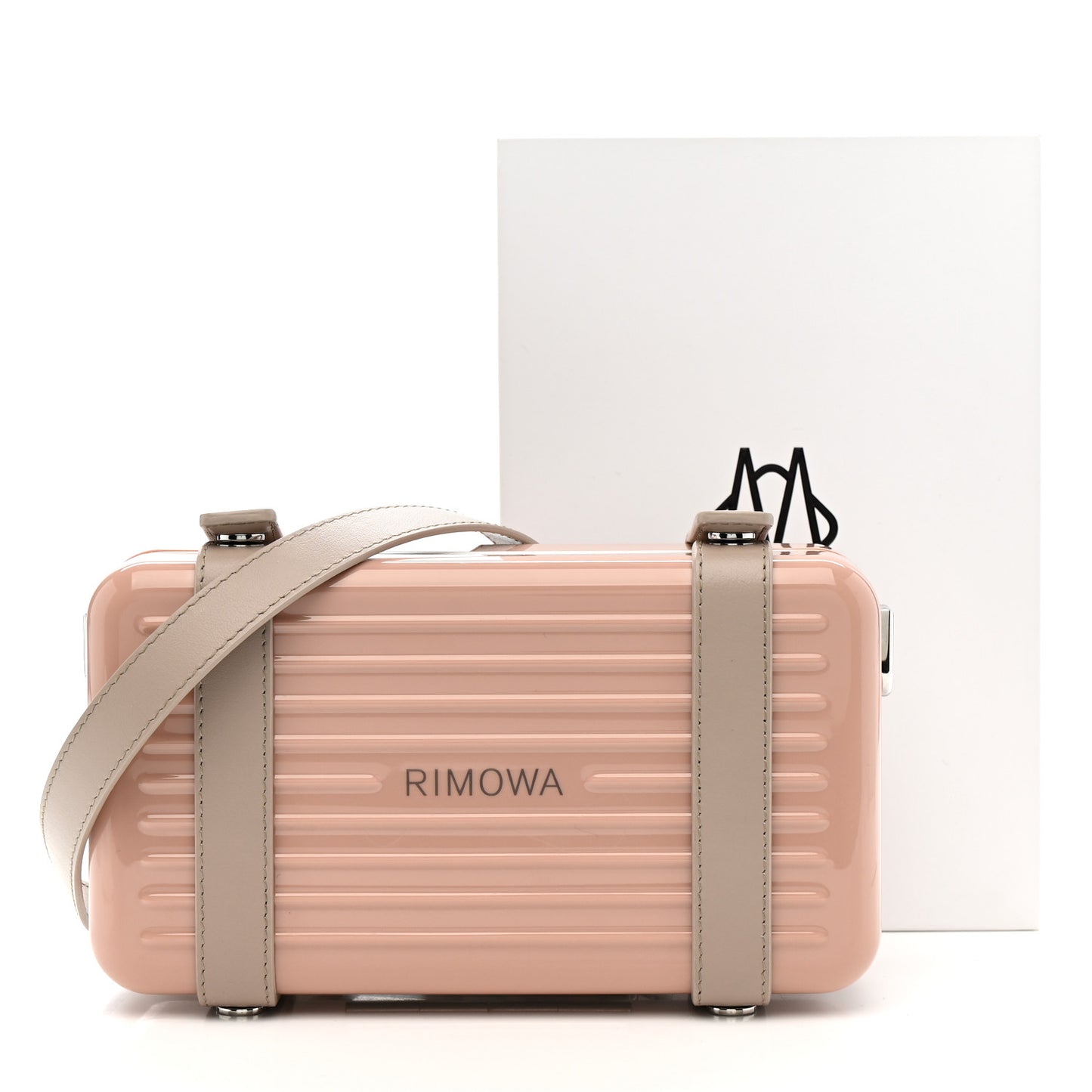 Gloss Polycarbonate Personal Cross-Body Bag Desert Rose