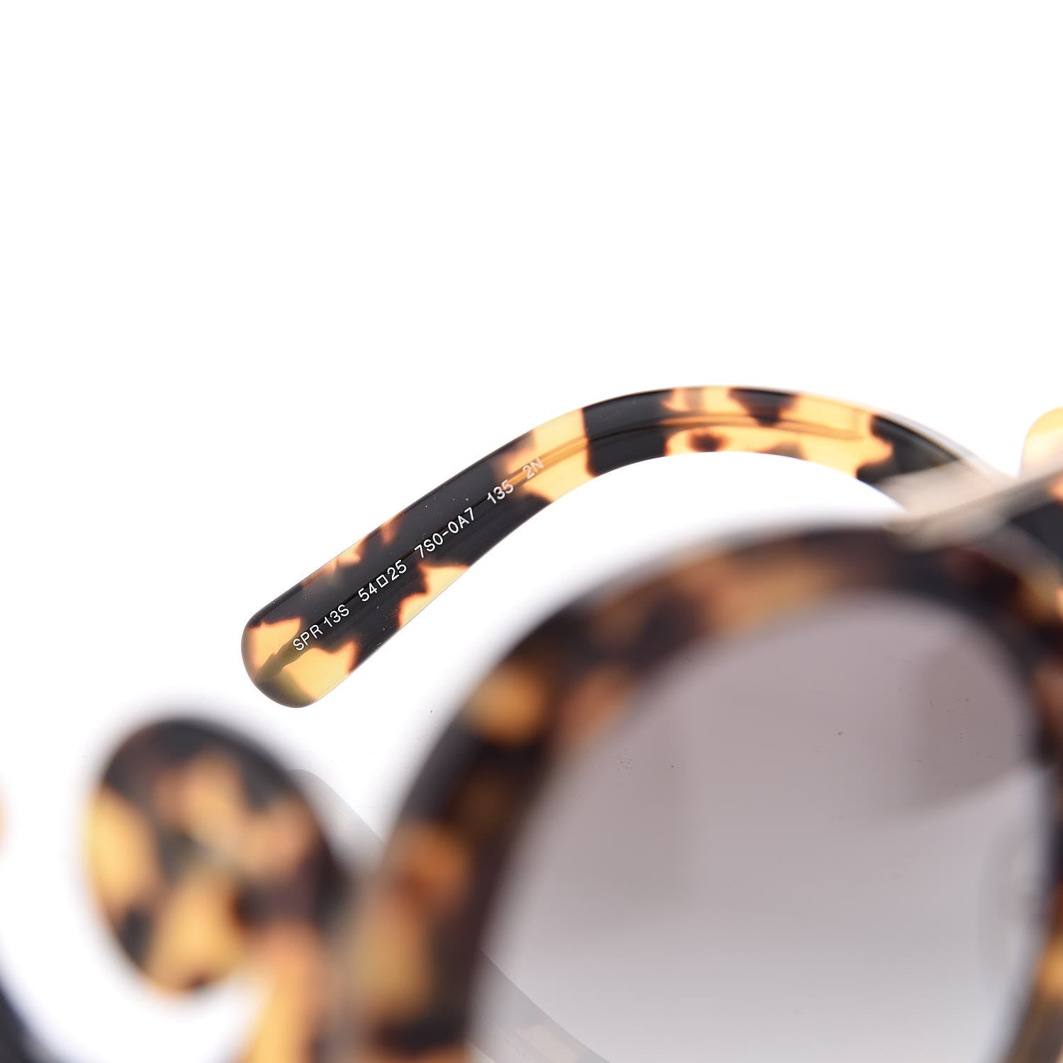 Prada Baroque Sunglasses SPR 13S Havana 5 of 8
