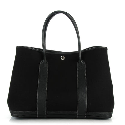 Hermes Toile Negonda Garden Party Tote 36 MM Black 1 of 6