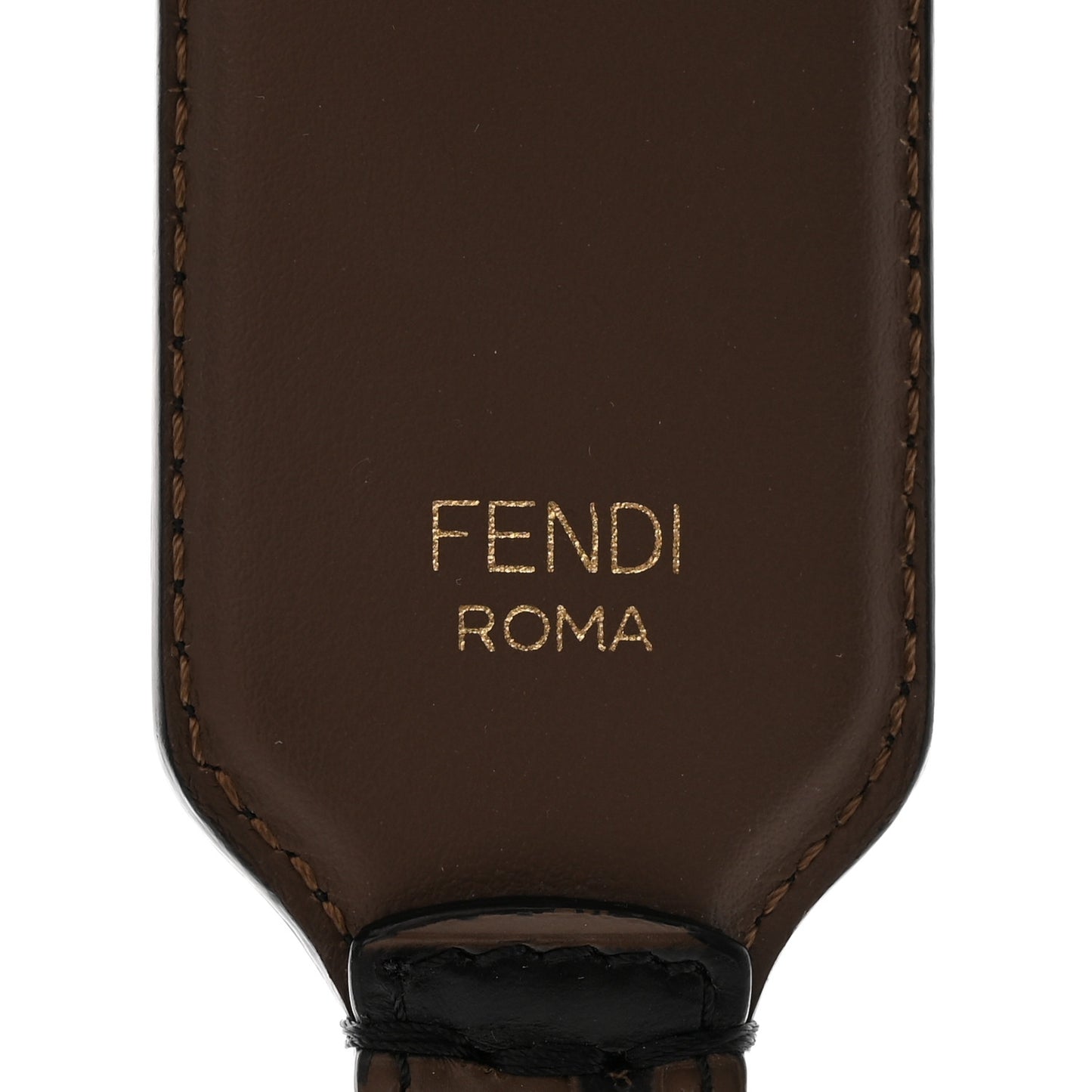 Vitello Century Bi-Color FF 1974 Embossed Strap You Maya Black