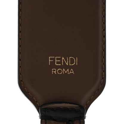 Fendi Vitello Century Bi-Color FF 1974 Embossed Strap You Maya Black 3 of 6
