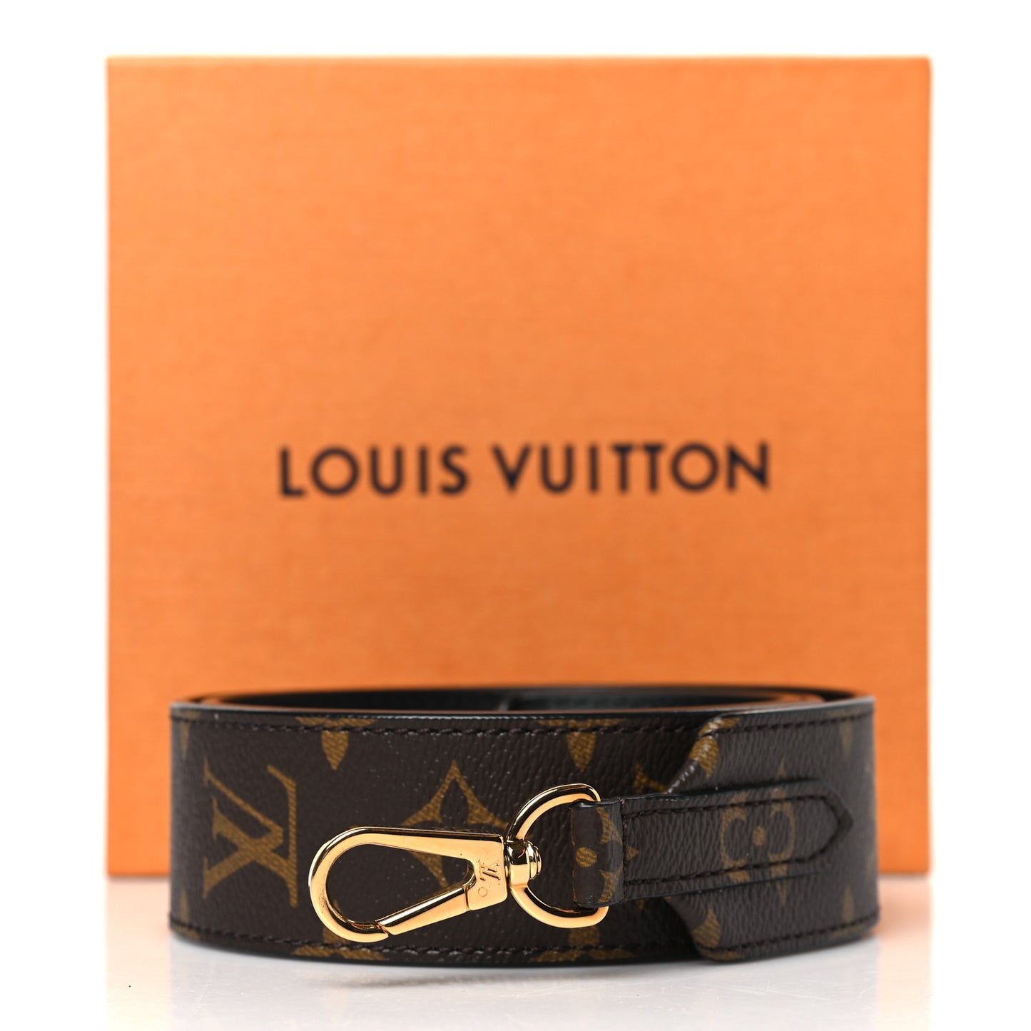 Monogram Bandouliere Shoulder Strap Black