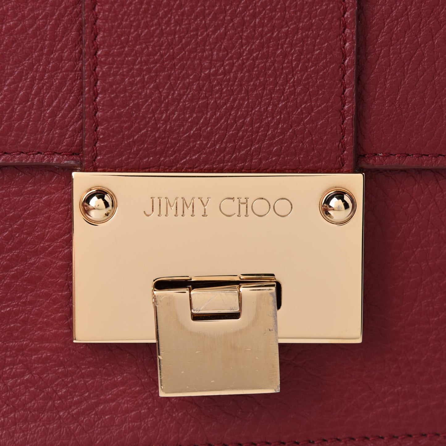 Grainy Pebbled Calfskin Rebel Crossbody Bag Pomerol