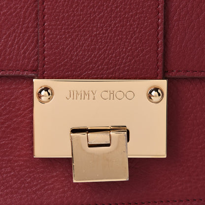 Jimmy Choo Grainy Pebbled Calfskin Rebel Crossbody Bag Pomerol 8 of 10
