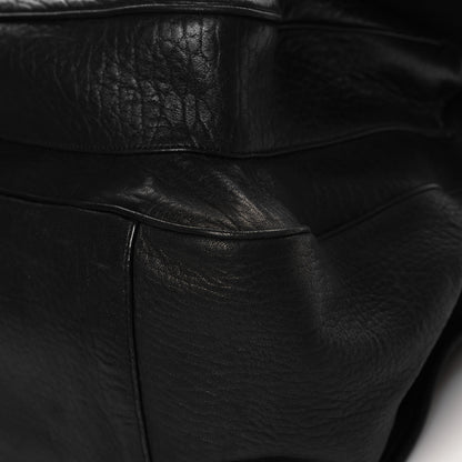 Saint Laurent Grained Lambskin Monogram Oversized Niki Chain Satchel Black 11 of 14
