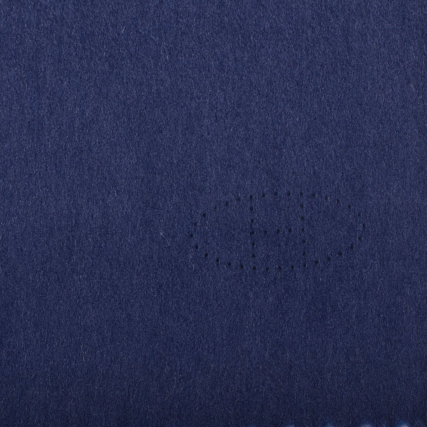 Cashmere Reversible Evelyne Scarf Bleu Ocean and Bleu Cobalt