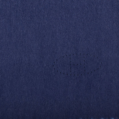 Hermes Cashmere Reversible Evelyne Scarf Bleu Ocean and Bleu Cobalt 4 of 5