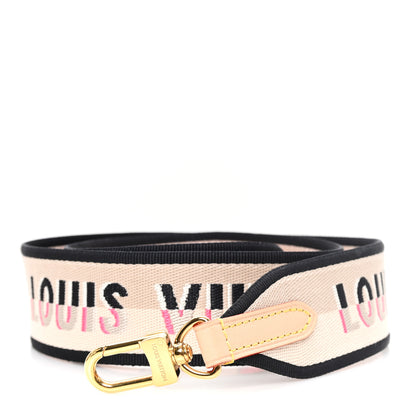Louis Vuitton Jacquard Diane Shoulder Strap Black 1 of 3