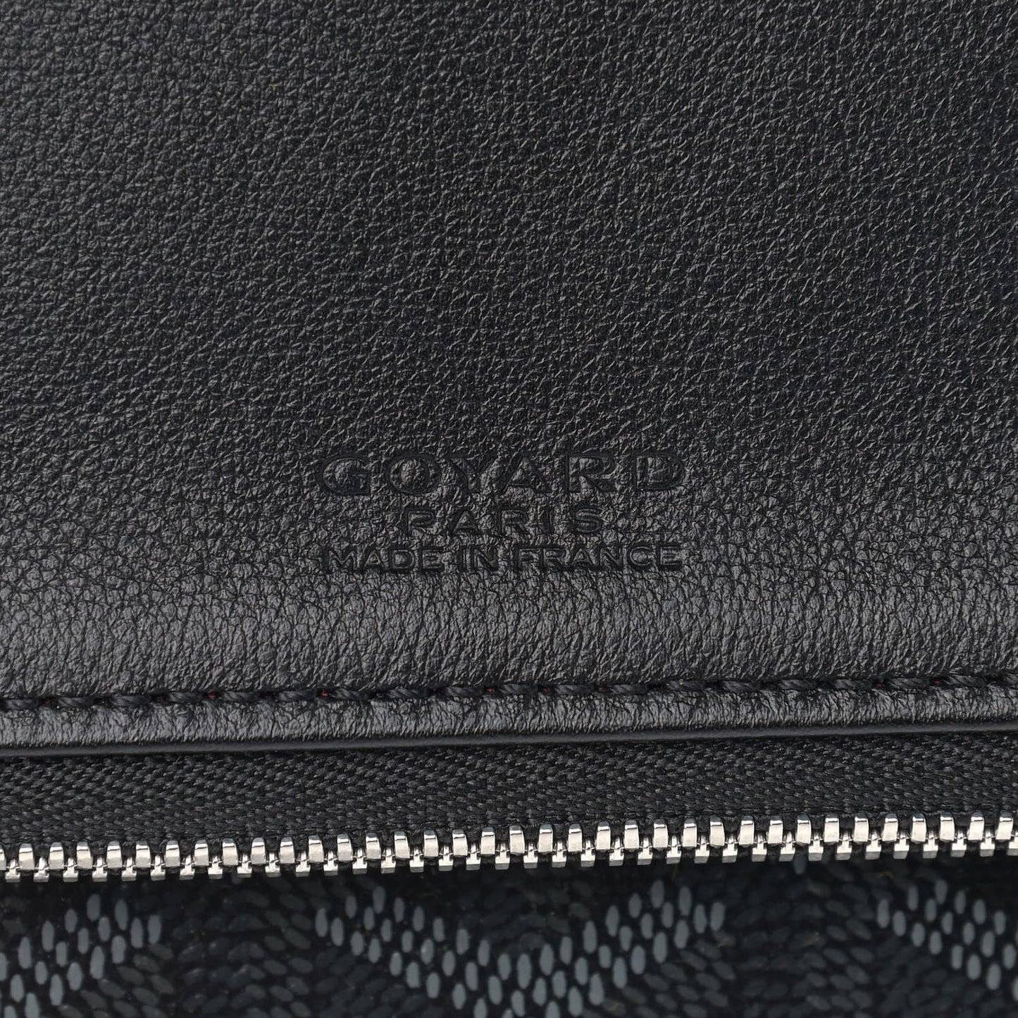 Goyardine Sainte Marie Soft Clutch Black