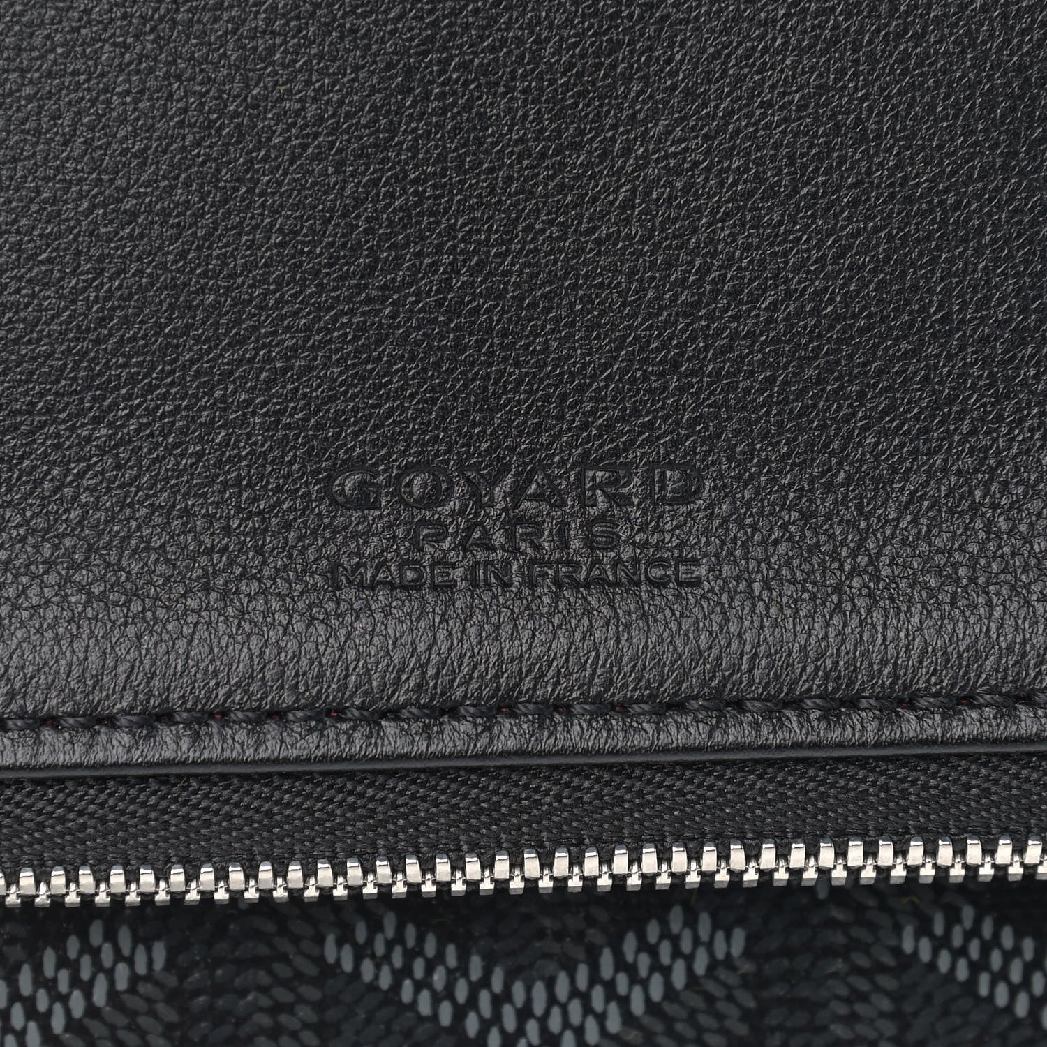 Goyard Goyardine Sainte Marie Soft Clutch Black 7 of 8