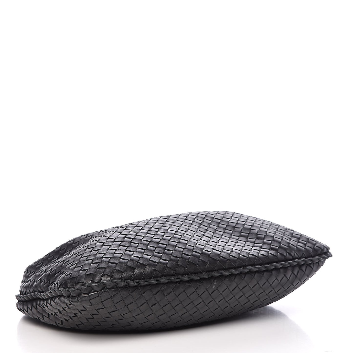 Nappa Intrecciato Medium Veneta Hobo Black