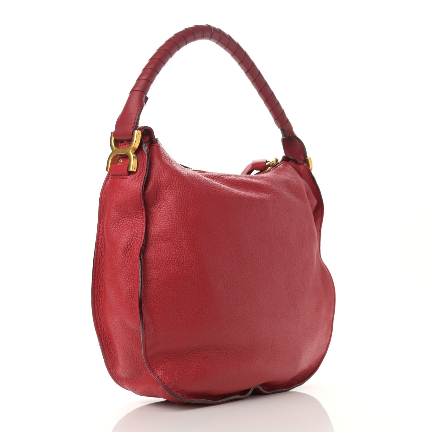 Chloe Calfskin Medium Marcie Hobo Garnet 2 of 9