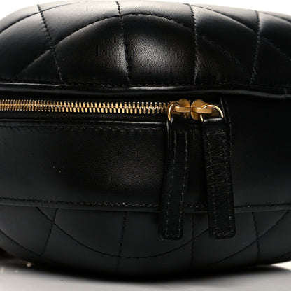 Chanel Lambskin Quilted Small CC Bubble Vanity Case With Chain Black 8 of 9