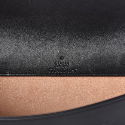 Gucci Calfskin Matelasse GG Marmont Mini Bag Black 8 of 9