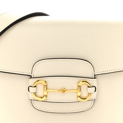 Gucci Azalea Calfskin Horsebit 1955 Shoulder Bag Mystic White 8 of 12