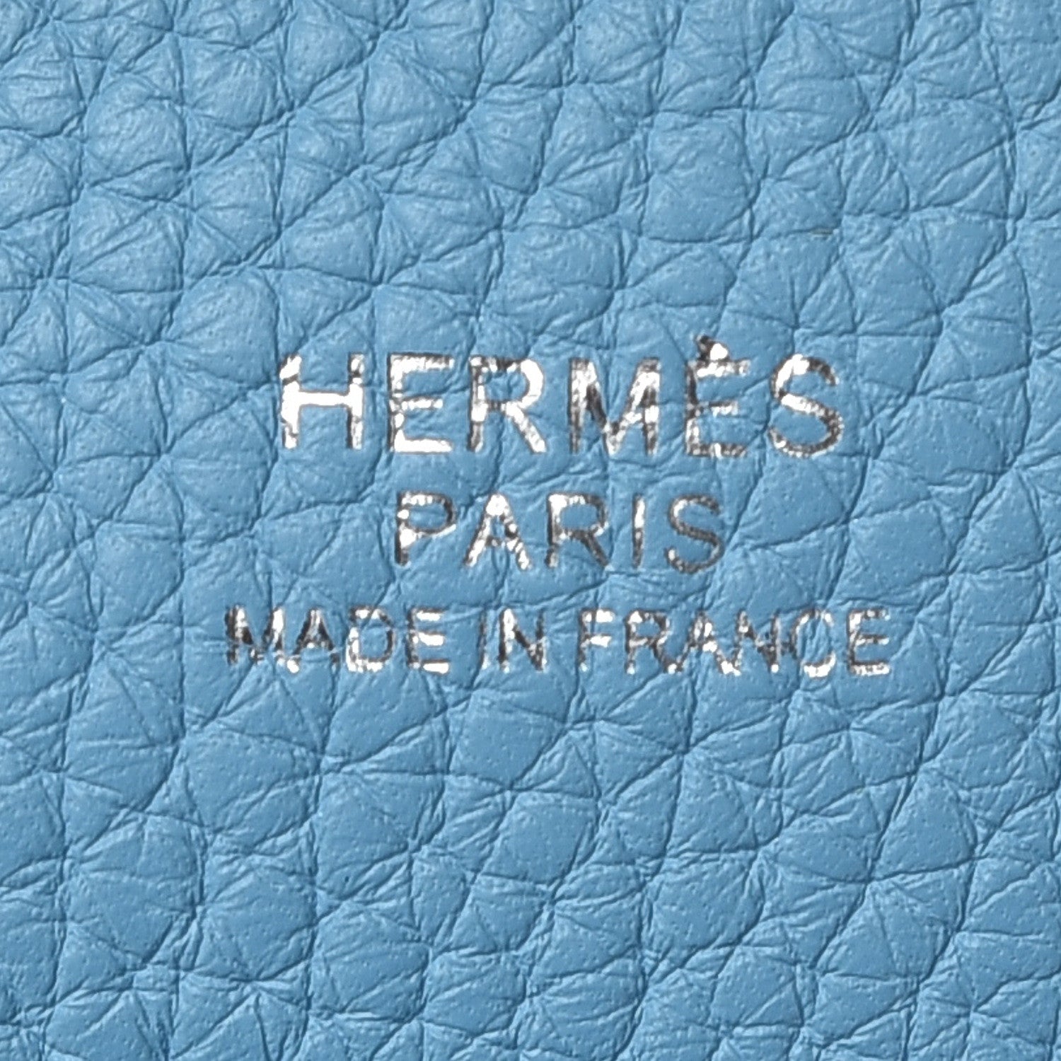 Hermes Taurillon Clemence Evelyne III GM Bleu Du Nord 9 of 10