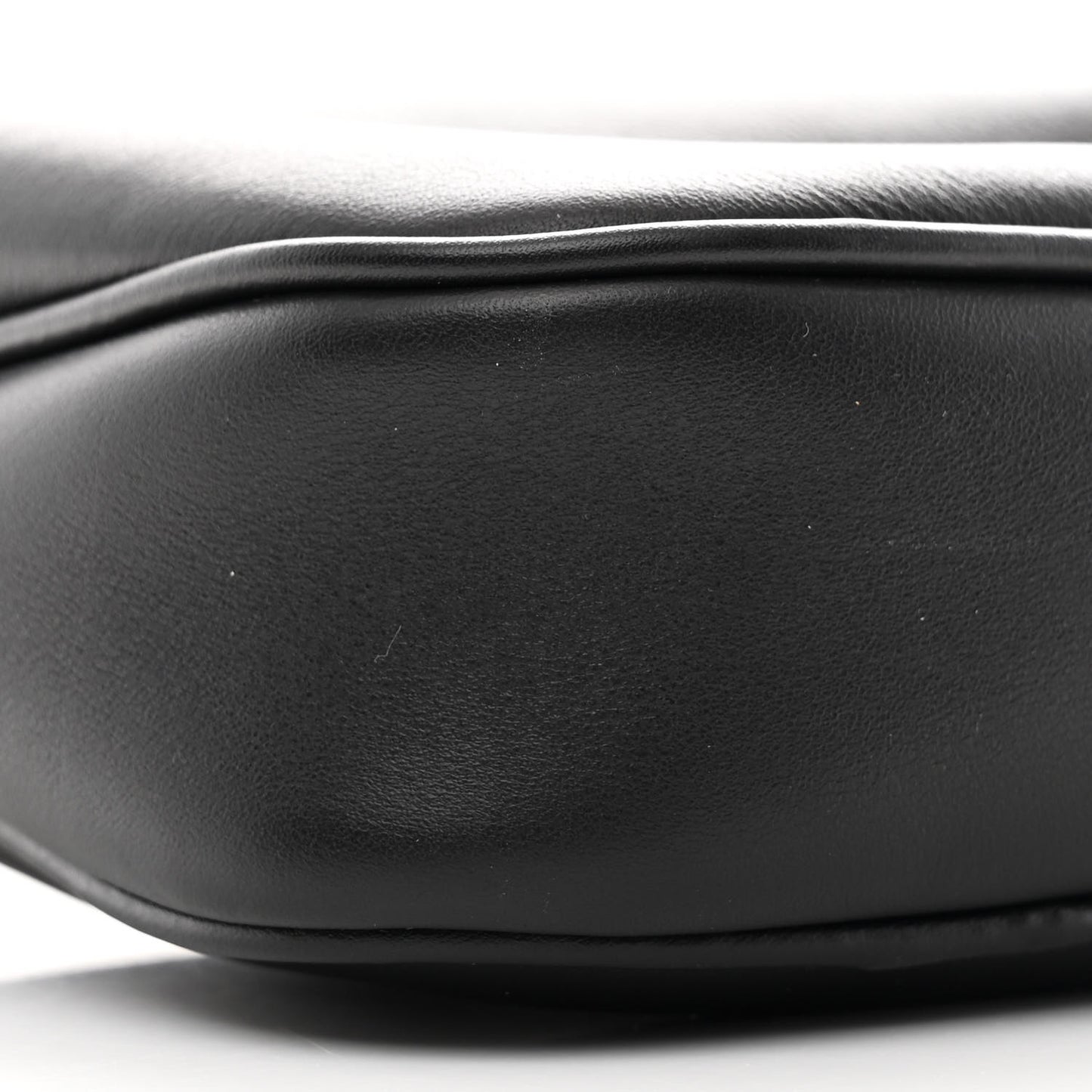 Natural Smooth Calfskin Rodeo Sling Pochette Black