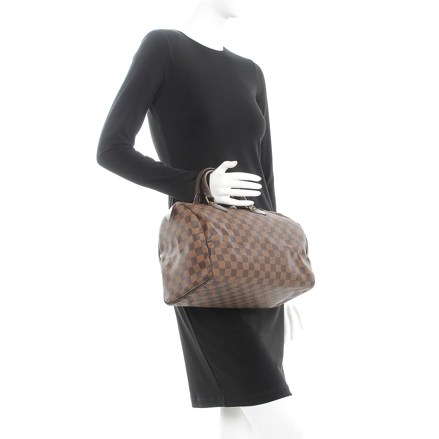 Louis Vuitton Damier Ebene Speedy 30 2 of 7