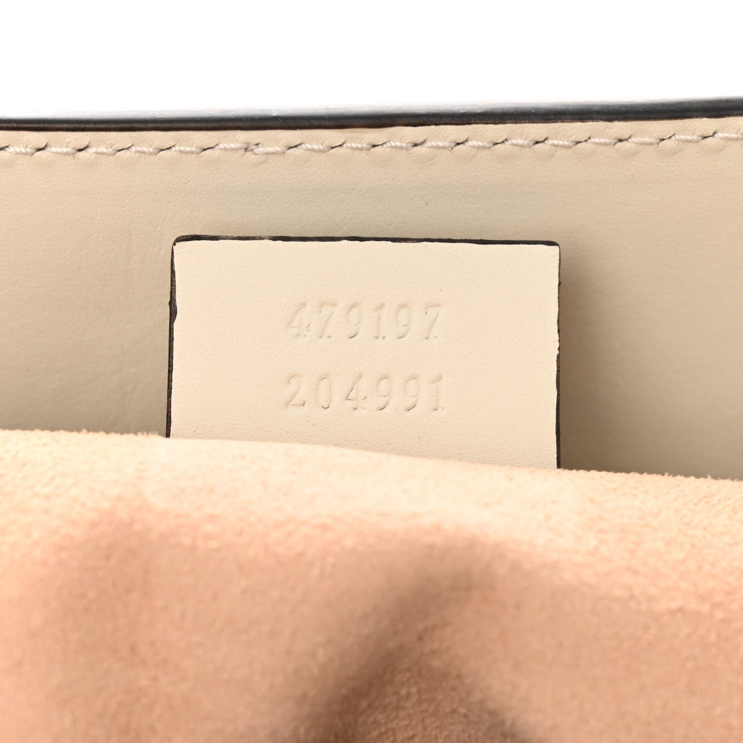 GG Supreme Monogram Medium Padlock Tote White