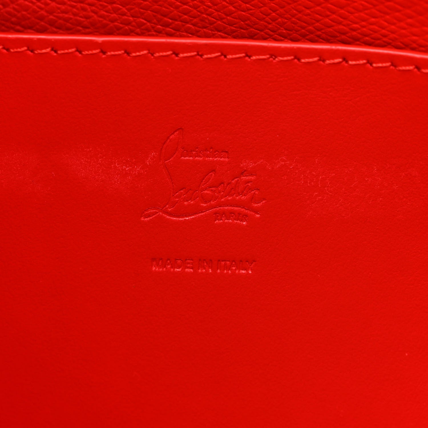 Christian Louboutin Crocodile Embossed Calfskin Spiked Large Cabarock Shopper Tote Silex 6 of 12