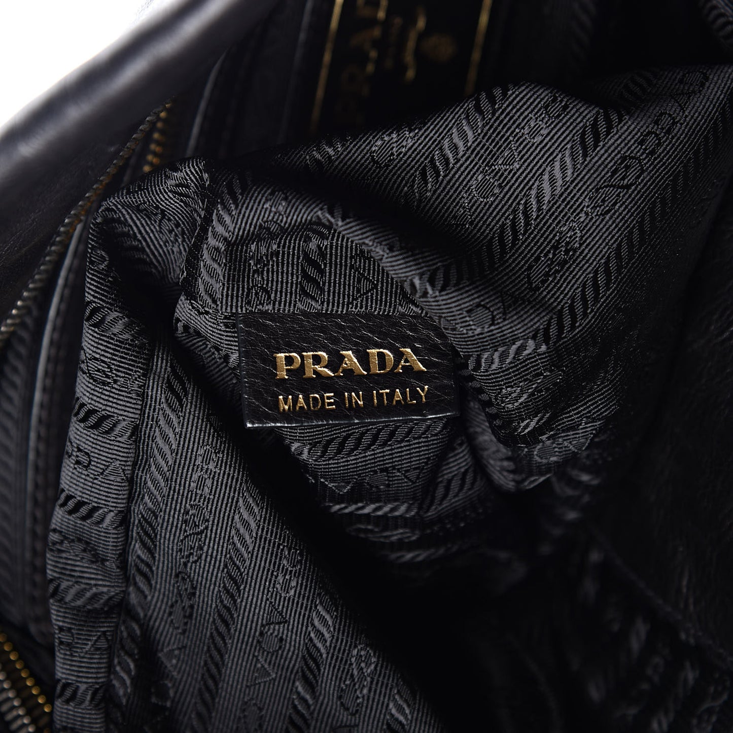 Glace Calf Studded Tote Black