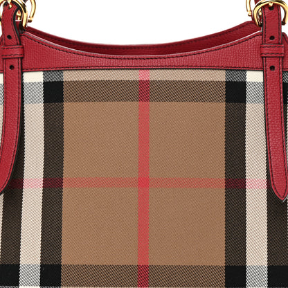 Burberry House Check Small Canterbury Tote Russet Red 8 of 12