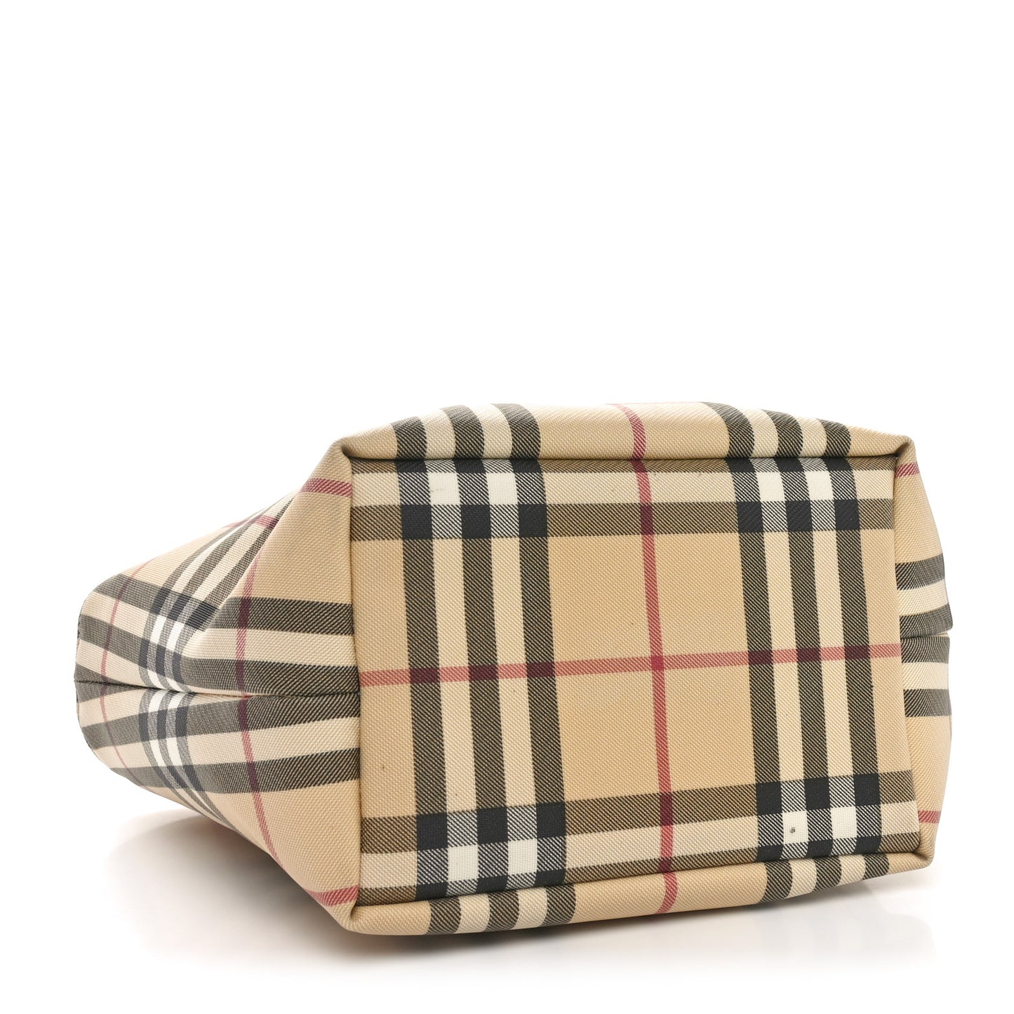 House Check Small Tote Black