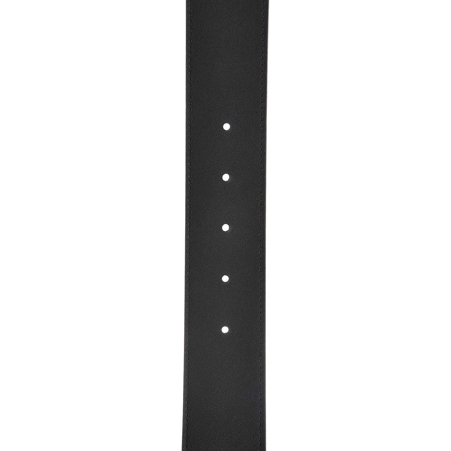 Gucci Calfskin Double G 40mm Belt 80 32 Black 6 of 8