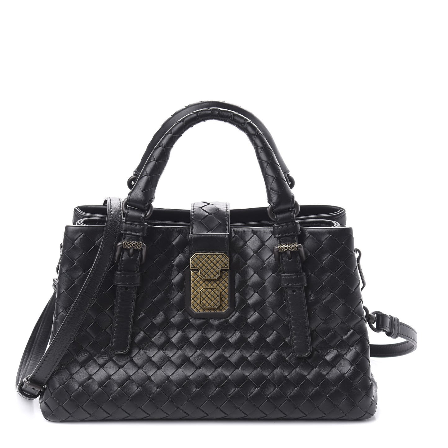 Calfskin Intrecciato Mini Roma Light Tourmaline