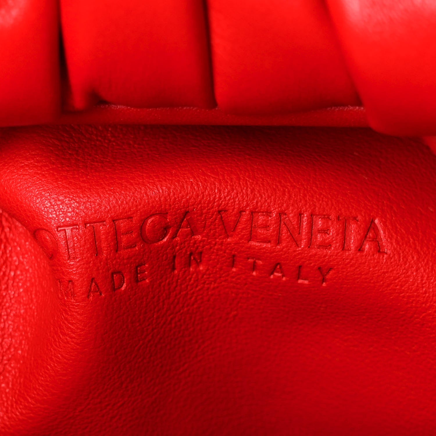 Bottega Veneta Smooth Butter Calfskin Small The Shoulder Pouch Red 6 of 9