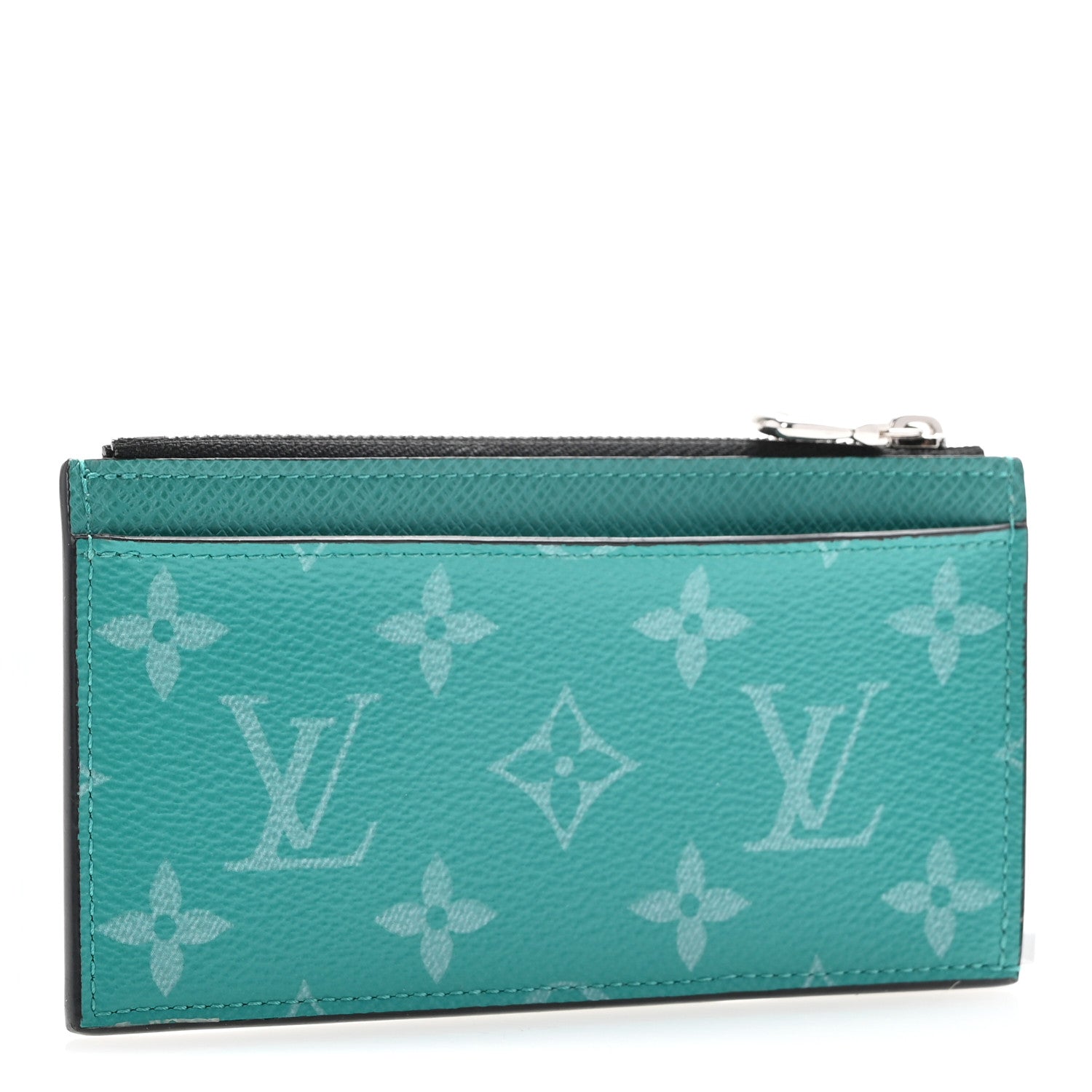 Louis Vuitton Taigarama Coin Card Holder Miami Green 3 of 11