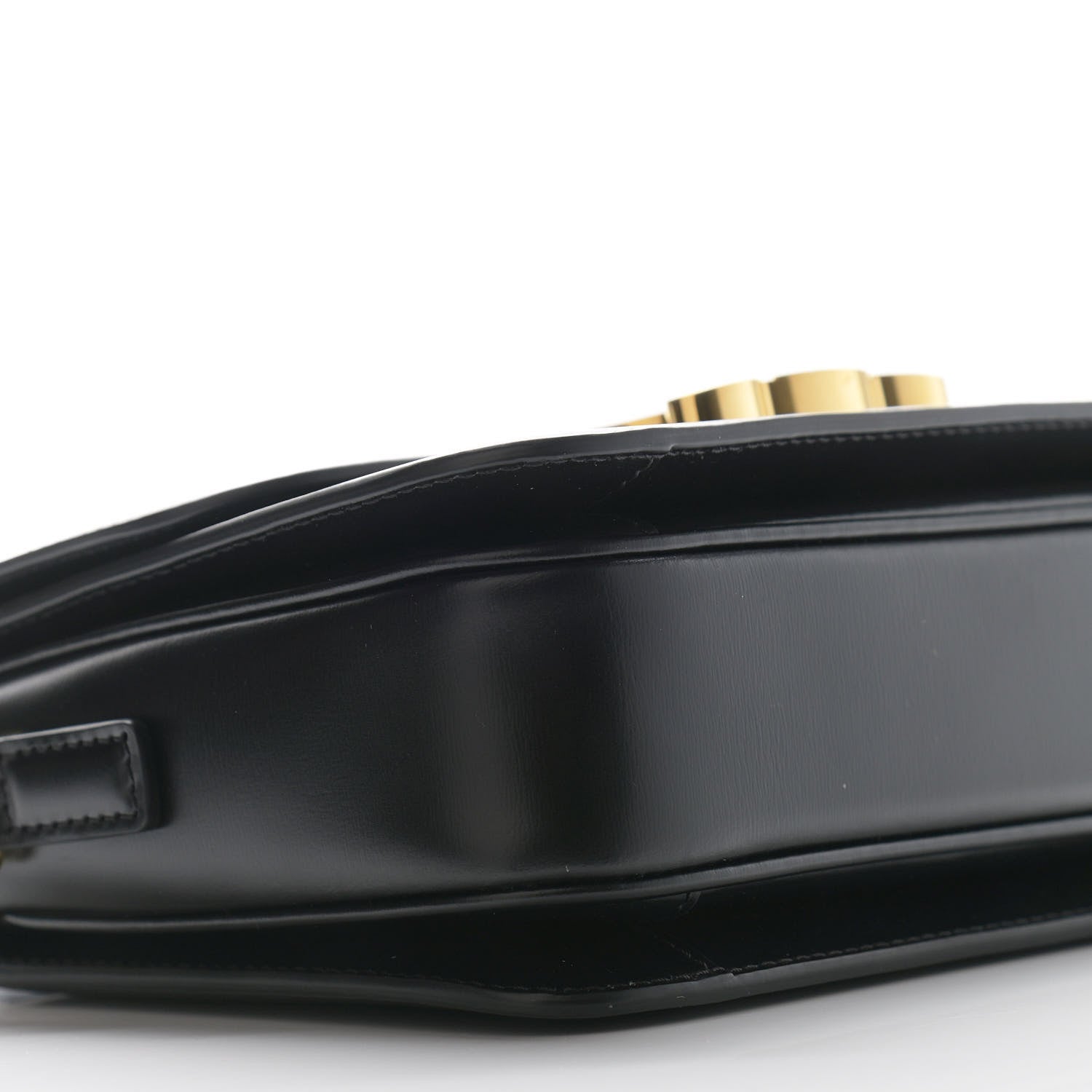 Celine Shiny Calfskin Teen Triomphe Black 10 of 11