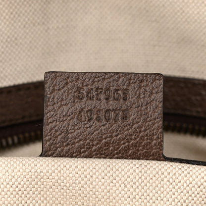 Gucci GG Supreme Monogram Calfskin Web Small Ophidia Day Backpack Beige Ebony New Acero 7 of 10