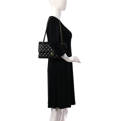 Chanel Caviar Quilted Medium Double Flap Black 2 of 10