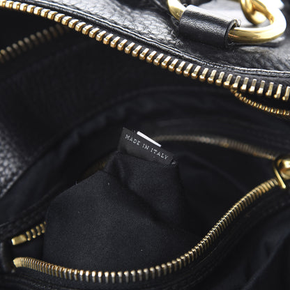 Miu Miu Vitello Daino Tote Black 8 of 16