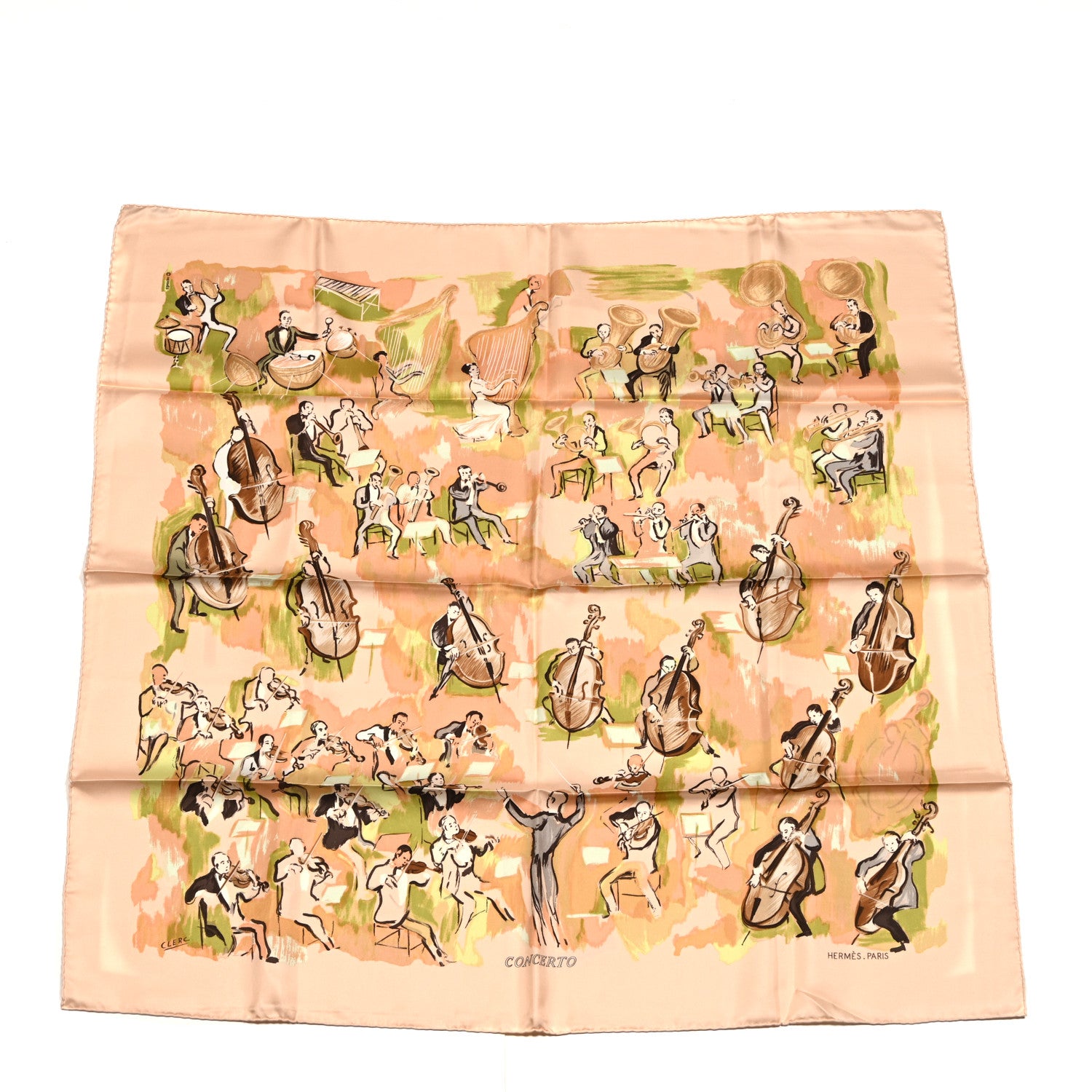 Hermes Silk Concerto Scarf 90 1 of 5