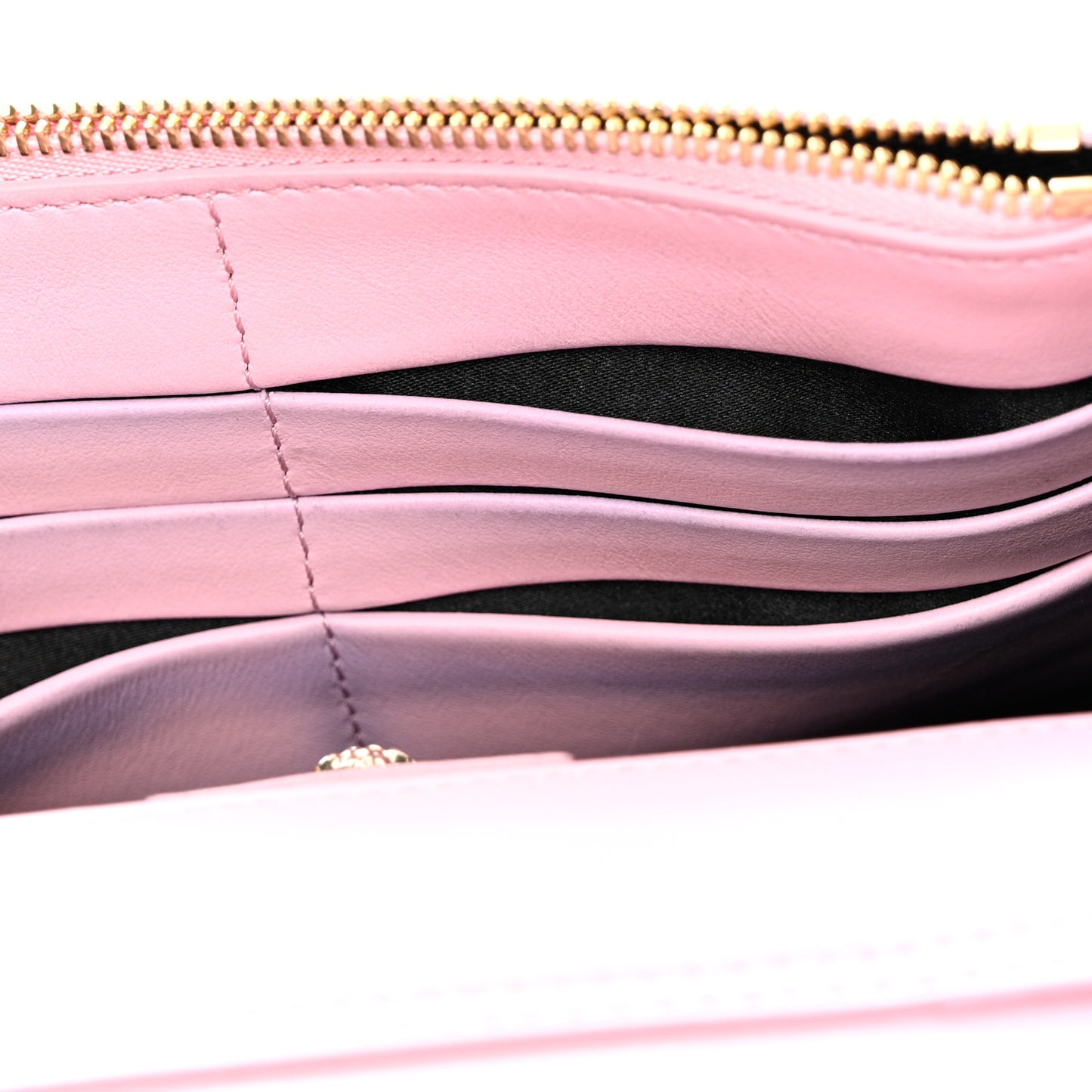 Vitello Crystal Palazzo Evening Bag Pink