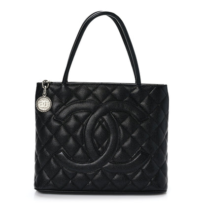 Chanel Caviar Quilted Medallion Tote Black 1 of 11