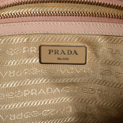 Prada Saffiano Lux Small Double Zip Tote Cammeo 6 of 11