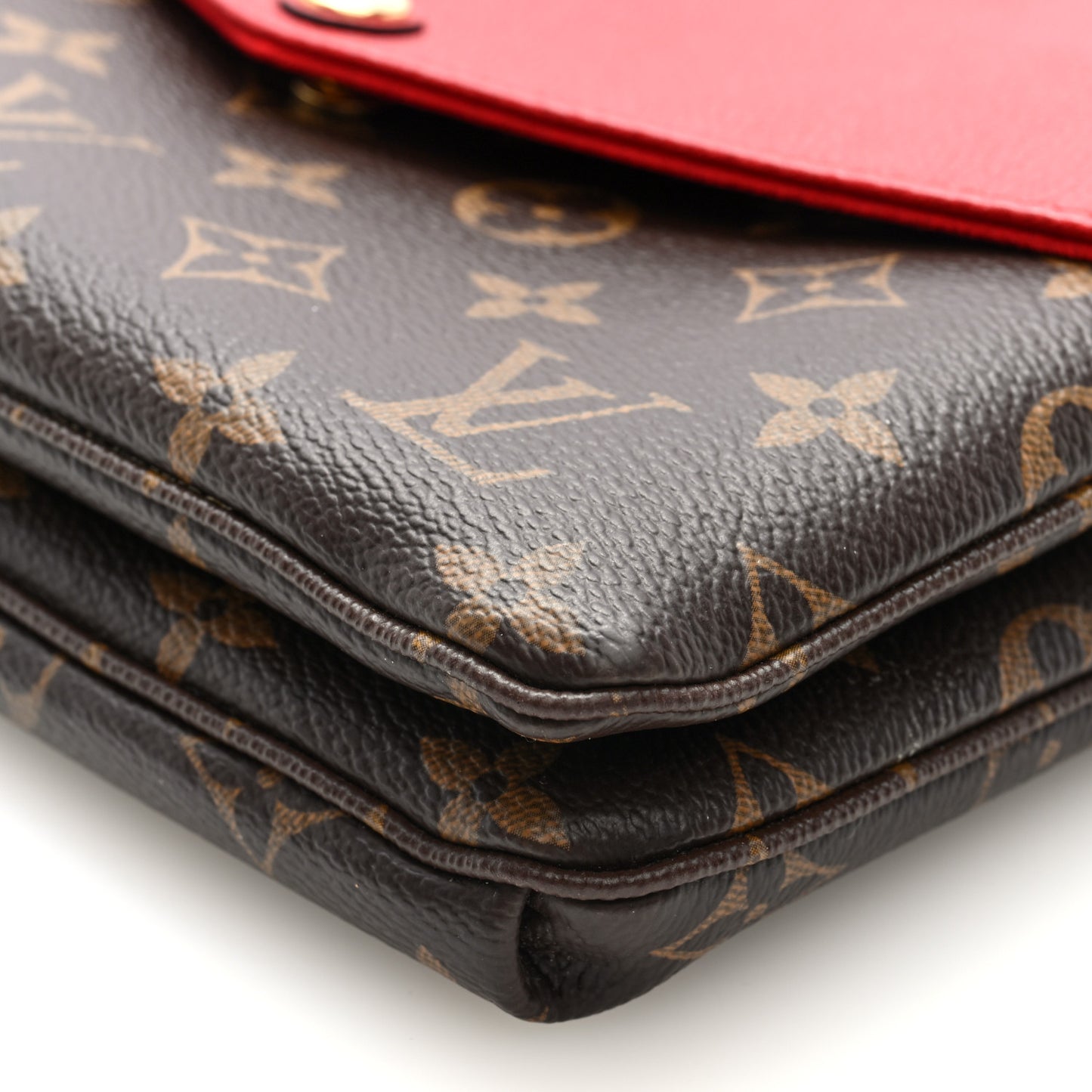 Monogram Twice Pochette Cherry