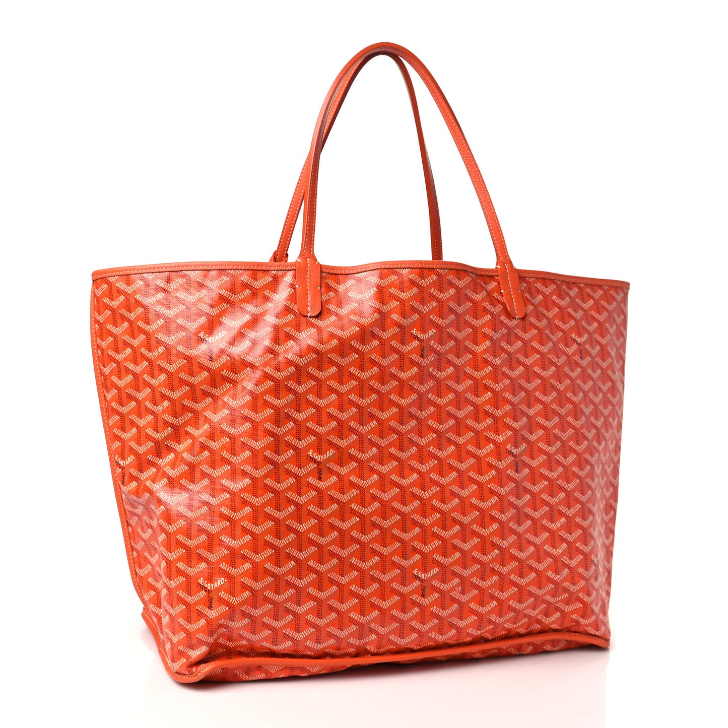 Goyardine Reversible Anjou GM Orange