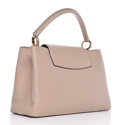 Louis Vuitton Taurillon Capucines MM Galet 3 of 8