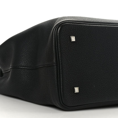 Moynat Taurillon Blush Calfskin Gabby MM Black 9 of 11